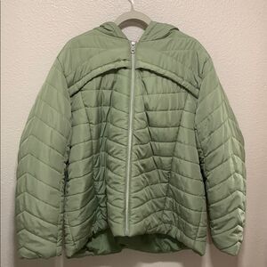 Big Chill Women's Puffer Jacket - Light Green